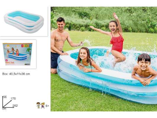 PISCINA FAMILY CM 262X175X56