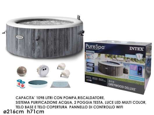 IDROMASSAGGIO PURE SPA GREYWOOD DELUXE