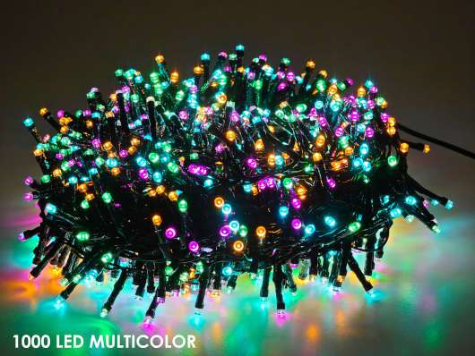 1000 LUCI LED MULTIC.CANDY X ESTER. PRO