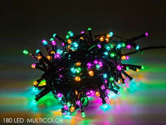 180 LUCI LED MULTIC.CANDY X ESTERNO