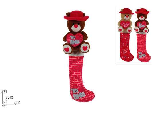 PELUCHE ORSETTO C CALZA